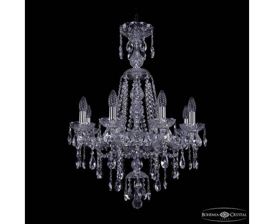 Подвесная люстра Bohemia Ivele Crystal 1415/8/200/XL-76 Ni