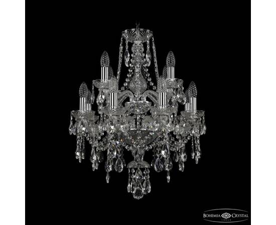 Подвесная люстра Bohemia Ivele Crystal 1415/8+4/165/2d Ni