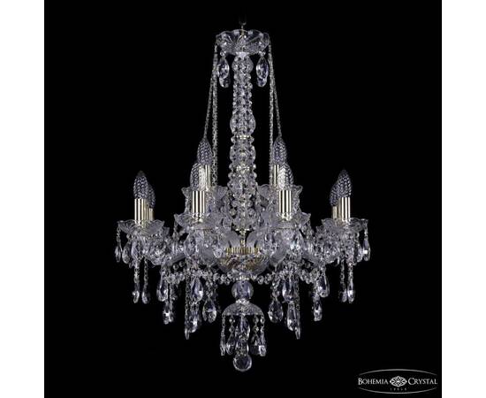 Подвесная люстра Bohemia Ivele Crystal 1415/8+4/200/h-75 G