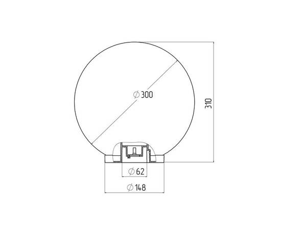 Уличный светильник Эра НТУ 01-100-301 Б0048737, изображение 2