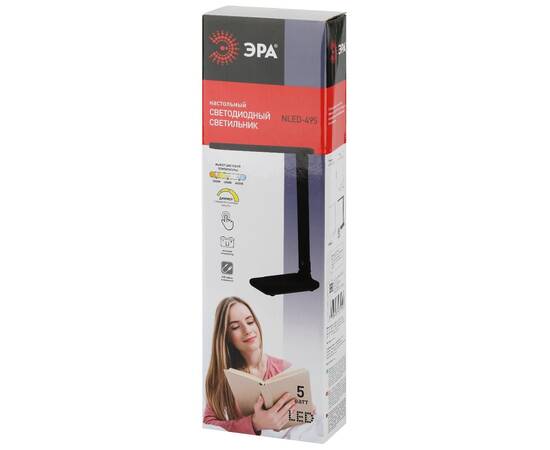 Настольная лампа Эра NLED-495-5W-BK Б0051473, изображение 7