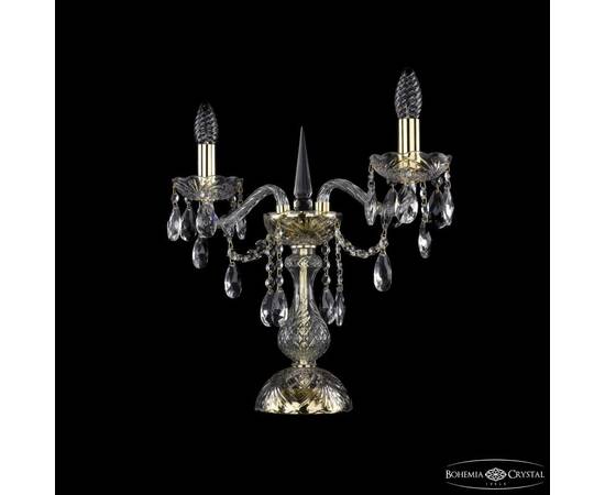 Настольная лампа Bohemia Ivele Crystal 1415L/2/141-39 G