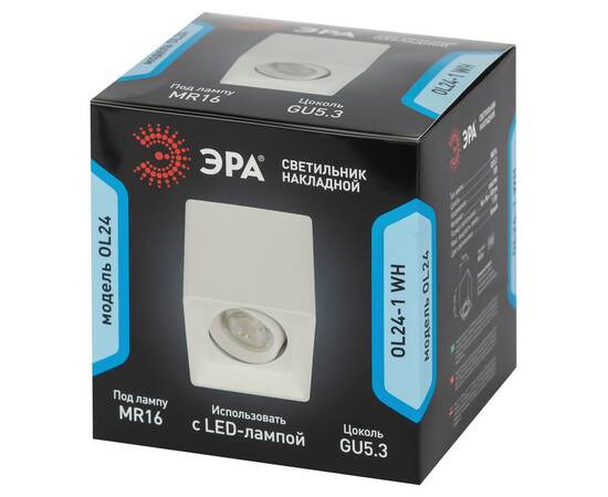Накладной светильник Эра OL24-1 WH Б0054381, изображение 9