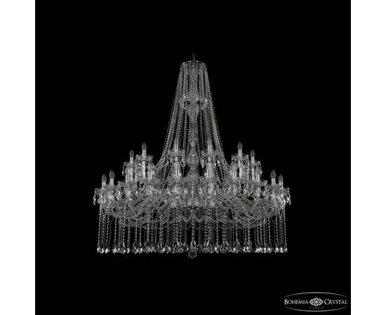 Подвесная люстра Bohemia Ivele Crystal 1413/24+12/530/h-160 Ni