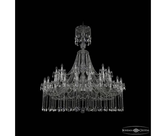 Подвесная люстра Bohemia Ivele Crystal 1413/24+12/530/XL-160 Ni