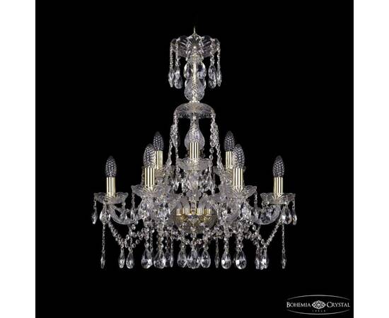 Подвесная люстра Bohemia Ivele Crystal 1413/6+3/200/XL-66 G