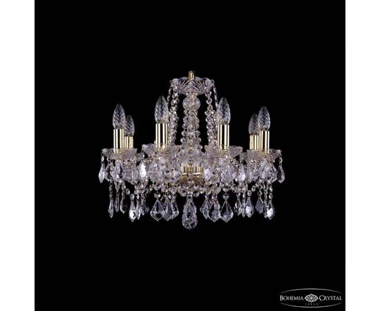 Подвесная люстра Bohemia Ivele Crystal 1413/8/165 G Leafs
