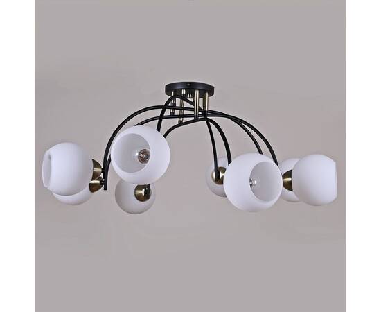 Люстра на штанге Illumico IL0250-8CSQ-79 BK AB, изображение 2