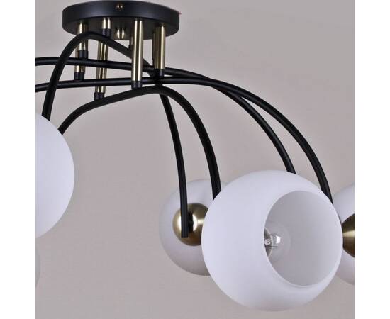 Люстра на штанге Illumico IL0250-8CSQ-79 BK AB, изображение 3