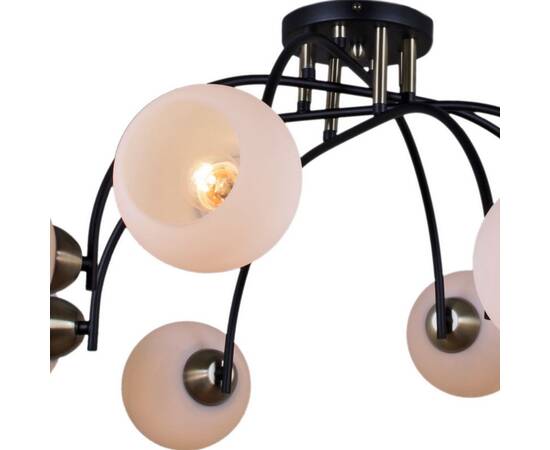 Люстра на штанге Illumico IL0250-8CSQ-79 BK AB, изображение 4