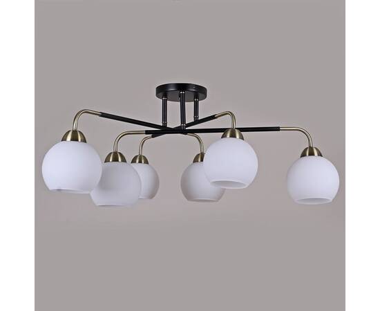 Люстра на штанге Illumico IL0252-6CSQ-79 BK AB, изображение 2