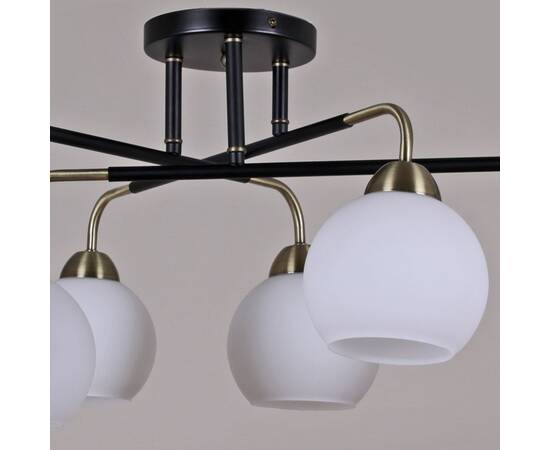 Люстра на штанге Illumico IL0252-6CSQ-79 BK AB, изображение 3