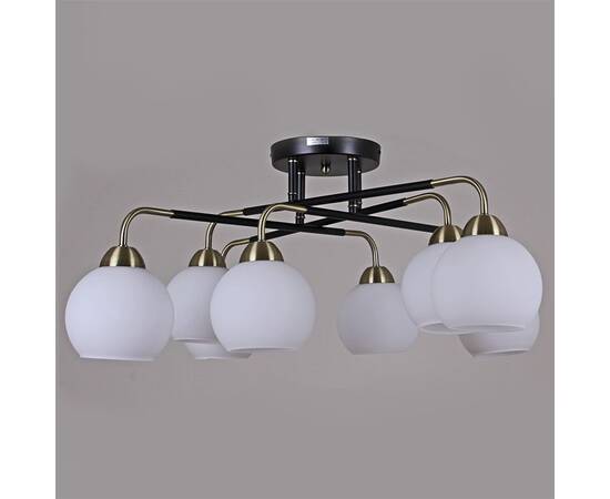 Люстра на штанге Illumico IL0252-8CSQ-79 BK AB, изображение 2