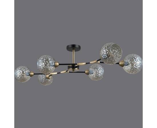 Люстра на штанге Illumico IL0253-6CSQ-79 BK AB, изображение 2