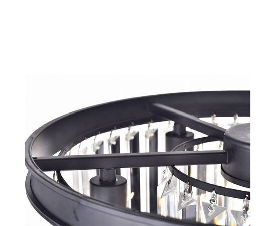 Подвесная люстра Delight Collection 1920s Odeon KR0387P-6 black/clear, изображение 4