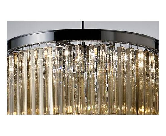 Подвесная люстра Delight Collection 1920s Odeon KR0387P-10B chrome/amber, изображение 2