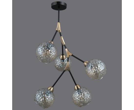 Люстра на штанге Illumico IL0263-5PSQ-79 BK AB, изображение 2