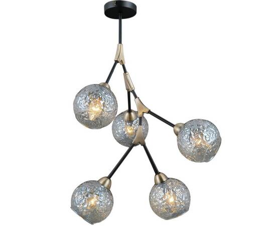 Люстра на штанге Illumico IL0263-5PSQ-79 BK AB, изображение 3