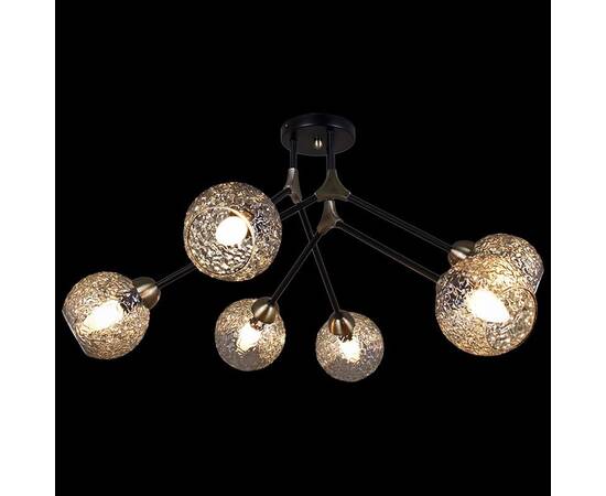 Люстра на штанге Illumico IL0264-6CSQ-79 BK AB
