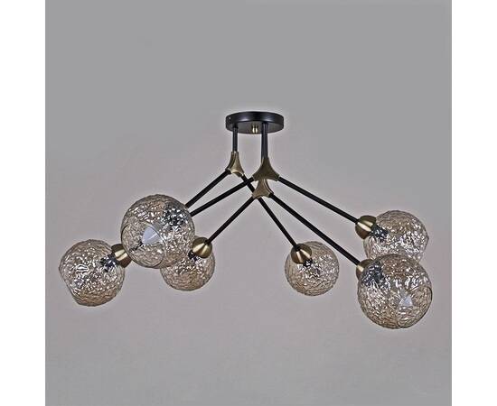 Люстра на штанге Illumico IL0264-6CSQ-79 BK AB, изображение 2