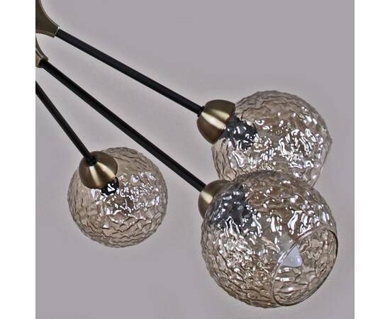 Люстра на штанге Illumico IL0264-6CSQ-79 BK AB, изображение 3