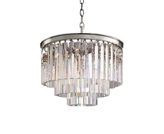 Подвесная люстра Delight Collection 1920s Odeon KR0387P-6 chrome/clear