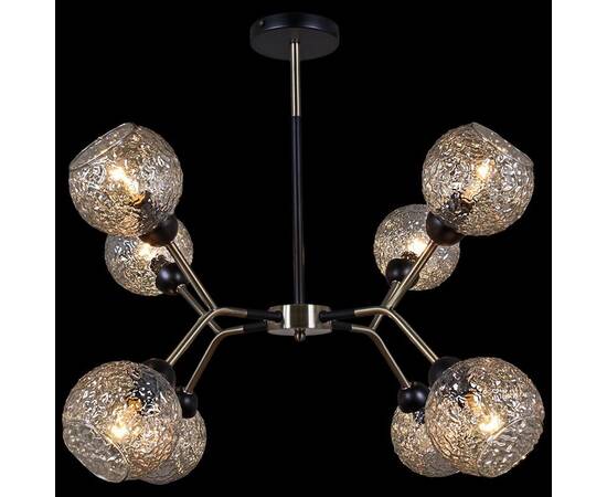 Люстра на штанге Illumico IL0268-8PSQ-79 BK AB