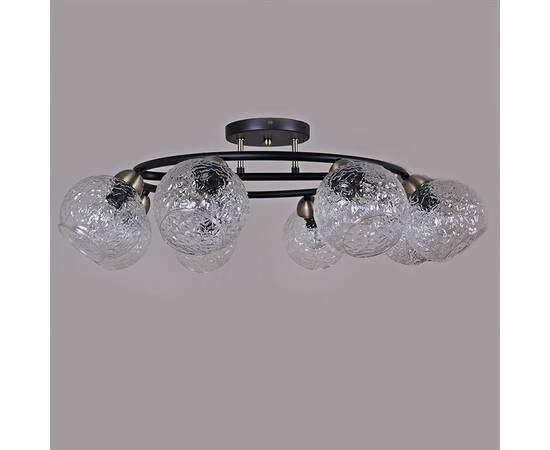 Люстра на штанге Illumico IL0296-8CSQ-79 BK AB, изображение 2