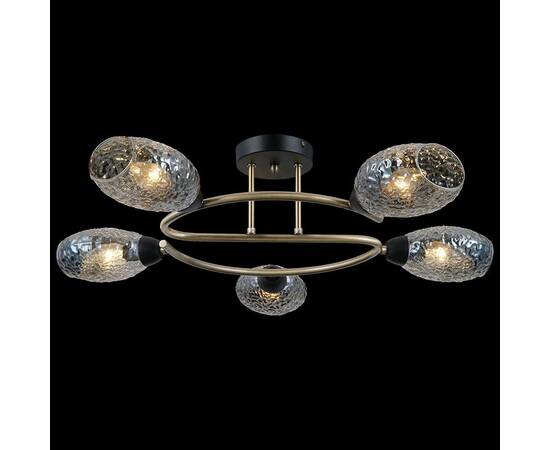 Люстра на штанге Illumico IL0300-5CSQ-79 BK AB