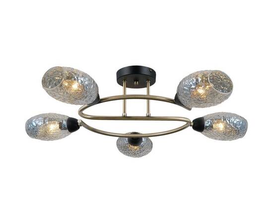 Люстра на штанге Illumico IL0300-5CSQ-79 BK AB, изображение 3