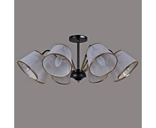 Люстра на штанге Illumico IL0344-8CSQ-79 BK AB, изображение 2