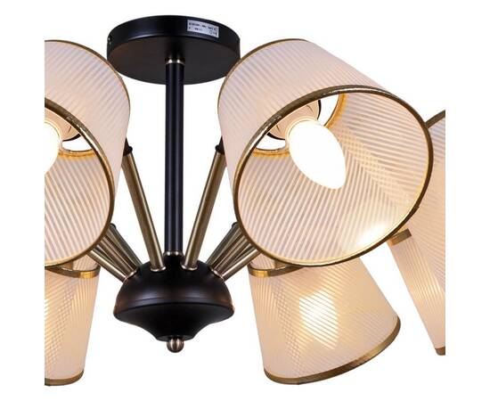 Люстра на штанге Illumico IL0344-8CSQ-79 BK AB, изображение 4