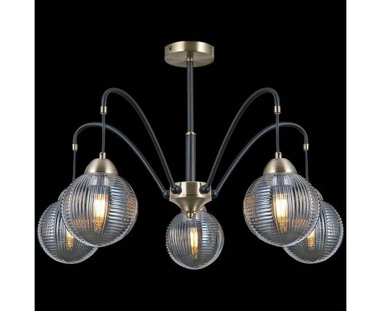 Люстра на штанге Illumico IL0433-5PSQ-79 BK AB