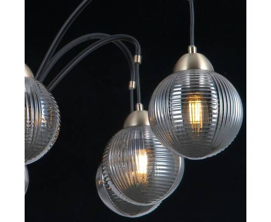 Люстра на штанге Illumico IL0433-8PSQ-79 BK AB, изображение 2