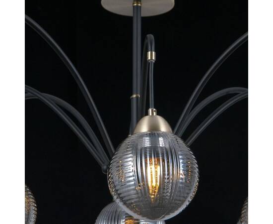 Люстра на штанге Illumico IL0433-8PSQ-79 BK AB, изображение 3