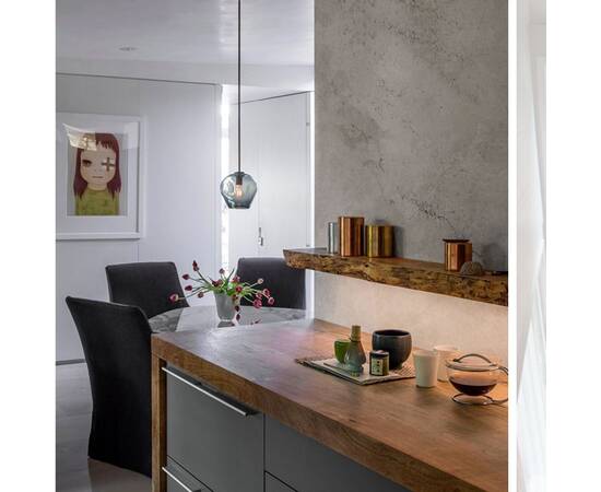 Подвесной светильник Delight Collection Bubble KG0579P-1 brass/smoky, изображение 2