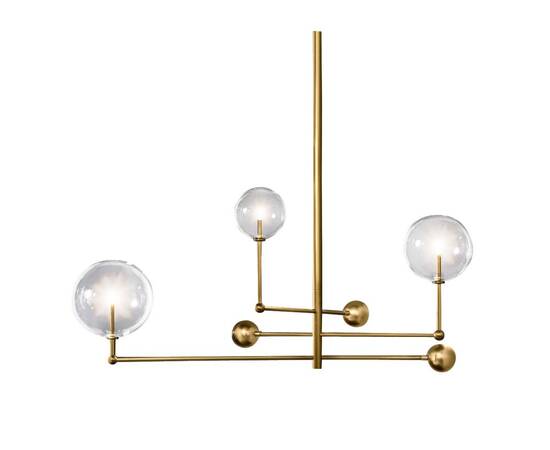 Люстра на штанге Delight Collection Globe Mobile KG0835P-3 brass