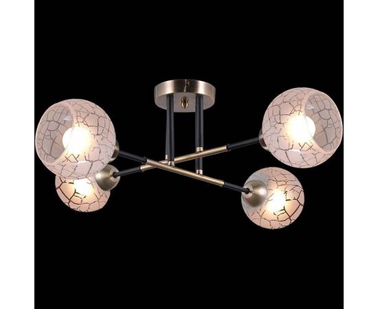 Люстра на штанге Illumico IL9573-4CSQ-79 BK AB