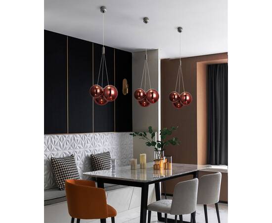 Подвесной светильник Delight Collection 19152 19152P/3 rose gold, изображение 3