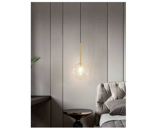 Подвесной светильник Delight Collection Ball Sola 9217P/D200 gold, изображение 2