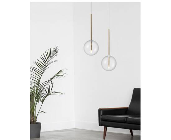 Подвесной светильник Delight Collection Ball Sola 9217P/D200 gold, изображение 3