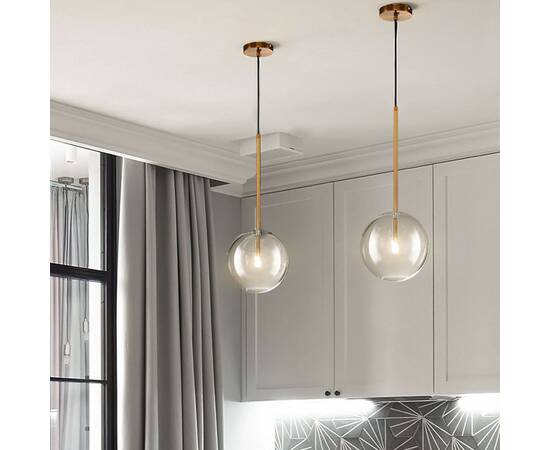 Подвесной светильник Delight Collection Ball Sola 9217P/D200 gold, изображение 4