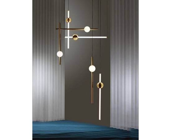 Подвесной светильник Delight Collection Orion 10053P/B1 gold, изображение 4