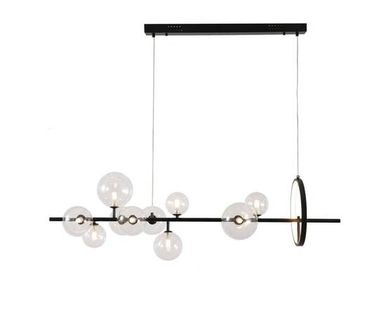 Подвесная люстра Delight Collection Art Deco Bubble KG1233P-10 black/clear