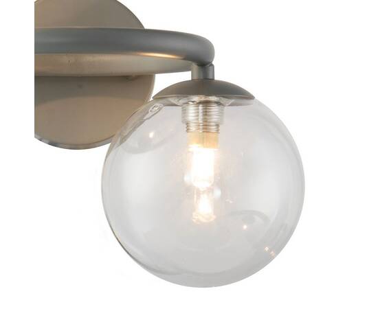 Настенный светильник Delight Collection Wendt KG1202W-2 grey/clear, изображение 2