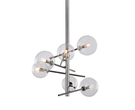 Люстра на штанге Delight Collection Globe Mobile MX19009070-6A chrome