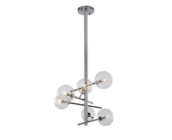 Люстра на штанге Delight Collection Globe Mobile MX19009070-6A chrome, изображение 2