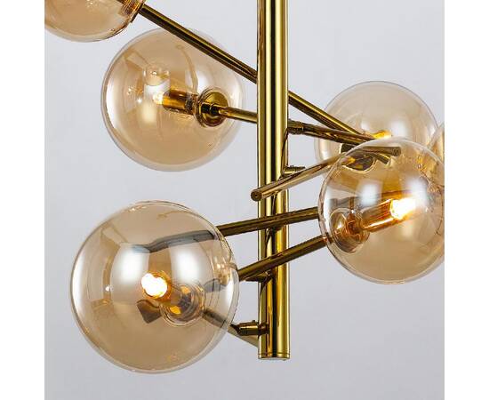 Люстра на штанге Delight Collection Globe Mobile MX19009070-6B gold, изображение 3