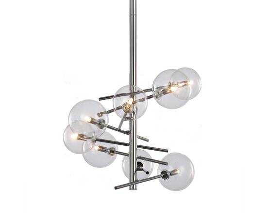 Люстра на штанге Delight Collection Globe Mobile MX19009070-8A chrome