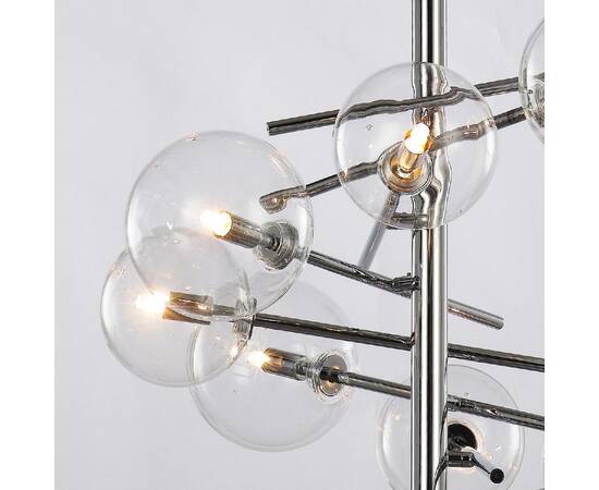 Люстра на штанге Delight Collection Globe Mobile MX19009070-8A chrome, изображение 3